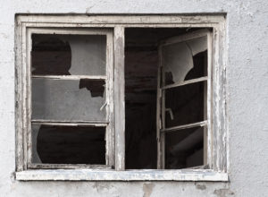 a broken window, just as useful as broken website links