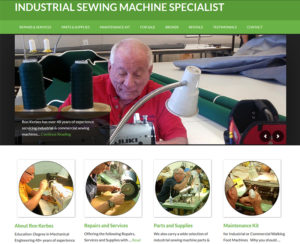 industrialsewingrepair.com home page