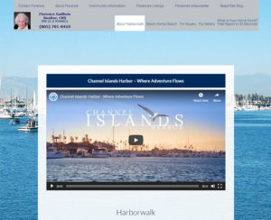 impage of harborwalkcondos.com home page, custom designed WordPress website, maintenance & hosting