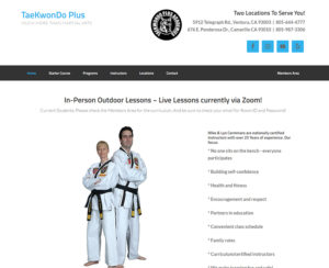 image of tkd-plus.com home page