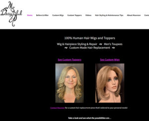 mobeautifulu.com, custom WordPress website, maintenance & hosting